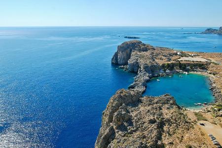 Strandtipp von Dimitri S.: Der Agios Pavlos-Strand auf Rhodos