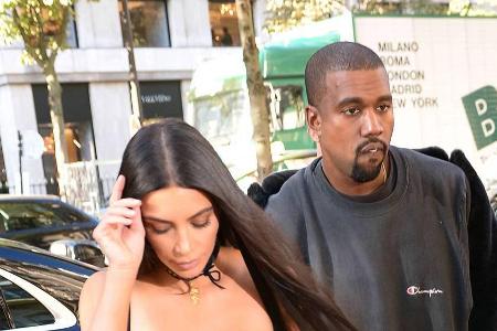 Kim Kardashian begleitete ihren Mann Kanye West in die Klinik