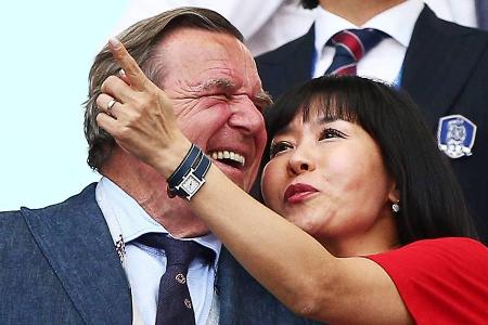 Gerhard Schröder und Soyeon Kim sind seit Anfang Mai Mann und Frau