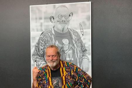 Terry Gilliam vor der CineMerit Gala beim Filmfest München 2018 Terry Gilliam vor der CineMerit Gala beim Filmfest München 2018