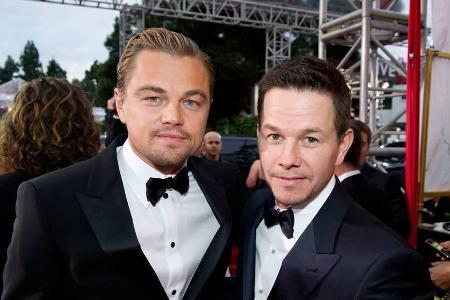 Heute zwei Hollywood-Schwergewichte: Leonardo DiCaprio und Mark Wahlberg (r.)