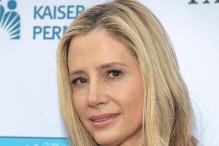 Mira Sorvino bei einem Auftritt in Los Angeles