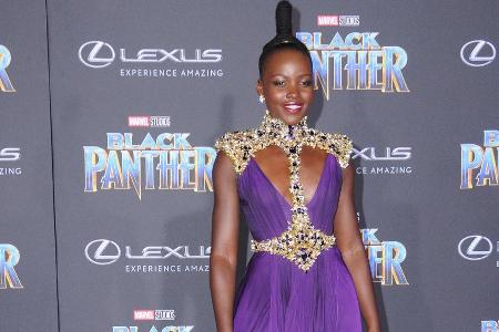 Lupita Nyong'o strahlte bei der Premiere von 