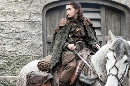 Maisie Williams alias Arya Stark in Staffel sieben von 