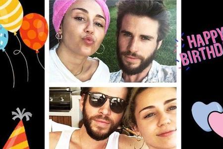 Miley Cyrus postet die süßen Bilder von Liam Hemsworth und sich auf ihrem Instagram-Account Miley Cyrus postet die süßen Bilder von Liam Hemsworth und sich auf ihrem Instagram-Account