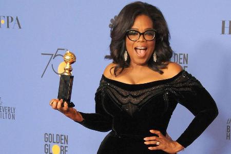 Oprah Winfrey erhielt für ihre Rede bei den Golden Globes viel Beifall