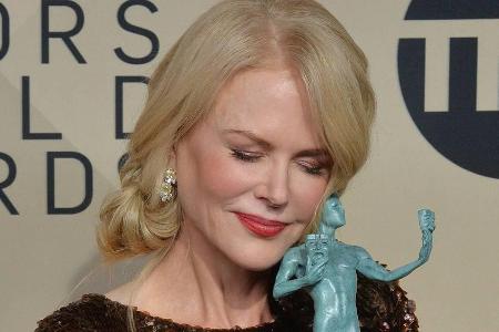Nicole Kidman mit ihrem Screen Actors Guild Award