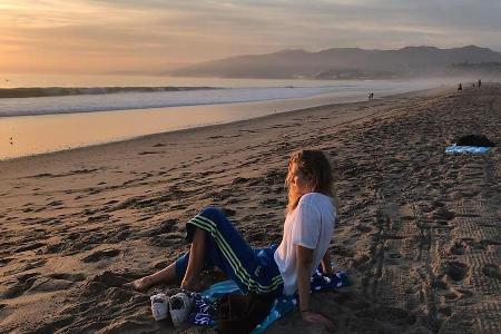 Mit diesem Ausblick wartet Toni Garrn sicher gerne auf Walfische an der Küste