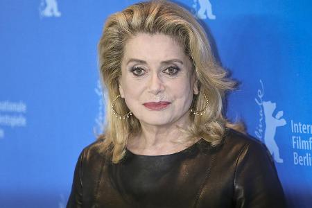 Catherine Deneuve bei einem Auftritt in Berlin