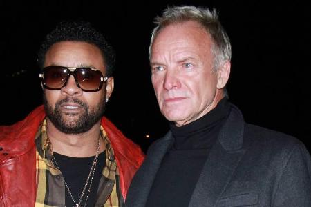 Shaggy (l.) und Sting gemeinsam in New York