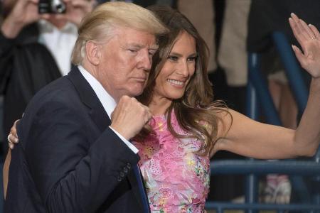 Donald Trump und seine First Lady Melania