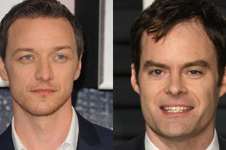 James McAvoy (l.) und Bill Hader sind für den zweiten Teil der 