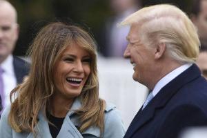 "Easter Egg Roll": So glücklich sieht man Melania Trump selten