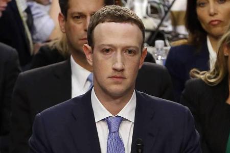 Mark Zuckerberg stand dem US-Senat Rede und Antwort