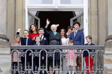 Königin Margrethe feiert ihren 78. Geburtstag inmitten ihrer Enkel auf Schloss Amalienborg