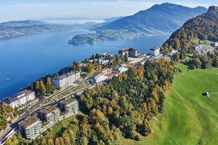 Einmalige Lage über dem Luzerner See: das Bürgenstock Resort