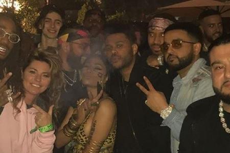 Coachella macht's möglich: Nicki Minaj feiert mit Shania Twain und Timothée Chalamet Coachella macht's möglich: Nicki Minaj feiert mit Shania Twain und Timothée Chalamet