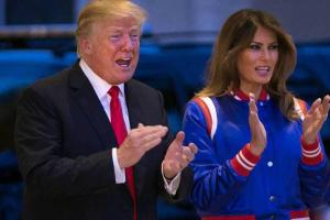 Donald und Melania Trump feiern den Super Bowl - gemeinsam!