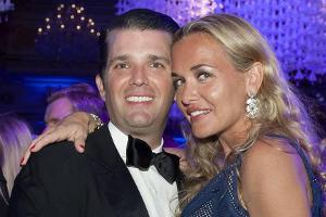 Frau von Donald Trump Jr. ist ins Krankenhaus gebracht worden