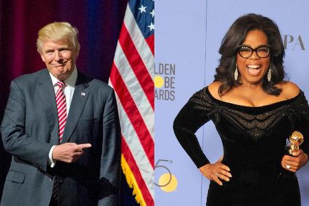 Donald Trump sieht in Oprah Winfrey keine Gefahr für sein Amt
