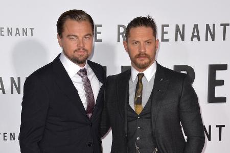 Hatten eine brisante Wette am laufen: Leonardo DiCaprio (li.) und Tom Hardy