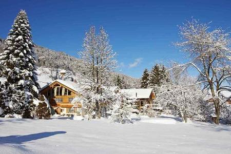 Lodges verbinden Natur und Luxus - ob wie hier im Allgäu, oder in Afrika