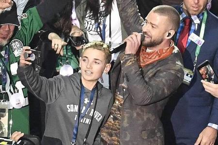 Der berühmte Selfie-Moment: Ryan McKenna und Justin Timberlake Der berühmte Selfie-Moment: Ryan McKenna und Justin Timberlake