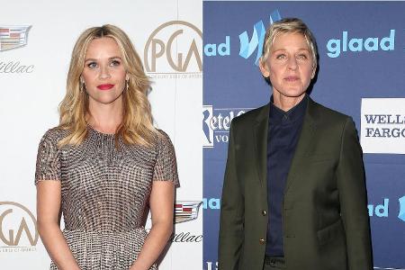 Reese Witherspoon (l.) und Ellen DeGeneres sind fassungslos über die Tragödie in Florida