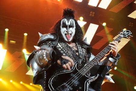 Gene Simmons beim KISS-Konzert in München