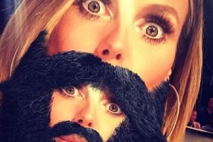 Heidi Klum hat Spaß mit Bildern