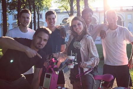 Die Bayern-Stars versuchen sich als Schauspieler bei Die Bayern-Stars versuchen sich als Schauspieler bei