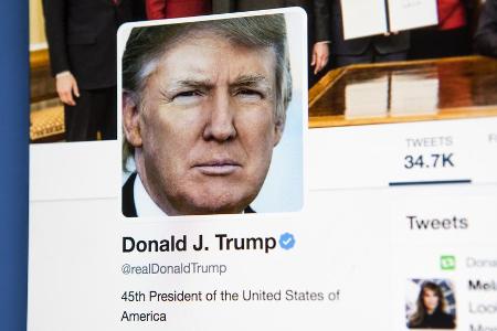 Sein wohl liebstes Steckenpferd: Donald Trumps Twitteraccount