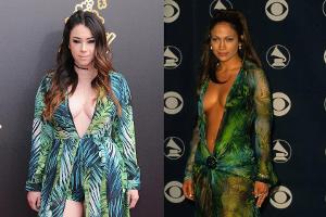MTV-Star kopiert Jennifer Lopez' legendäres Grammy-Kleid
