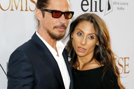 Chris Cornell und Vicky Karayiannis auf einem Event in Los Angeles im April 2017