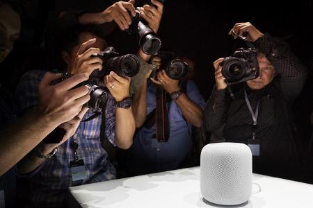 Fotografen haben das erste Mal Apples HomePod vor der Linse Fotografen haben das erste Mal Apples HomePod vor der Linse