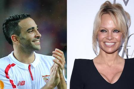 Sind sie ein Paar? Adil Rami und Pamela Anderson