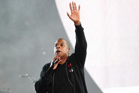 Jay Z bei einem Auftritt in New York