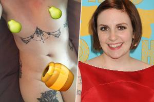 Lena Dunham: Nacktfoto mit ernster Botschaft