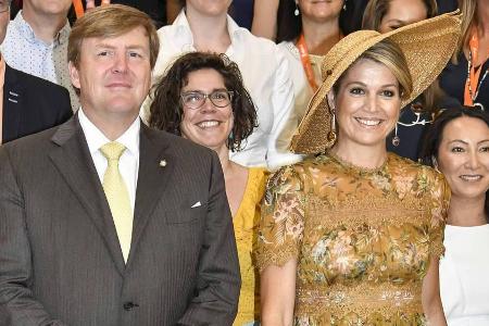 Zusammen mit ihrem Mann, König Willem-Alexander, besuchte Máxima Mailand