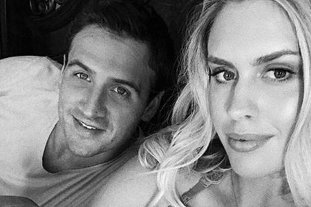 Eine sehr glückliche Familie: Ryan Lochte, Kayla Rae Reid und ihr Sohn Caiden Zane Lochte Eine sehr glückliche Familie: Ryan Lochte, Kayla Rae Reid und ihr Sohn Caiden Zane Lochte