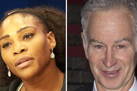 Auch Tennis-Queen Serena Williams hat es mit Zweiflern zu tun - aktuell mit Ex-Champion John McEnroe