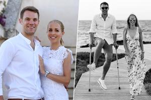 Manuel Neuer: Flitterwochengrüße von "Mr. und Mrs. Happy"