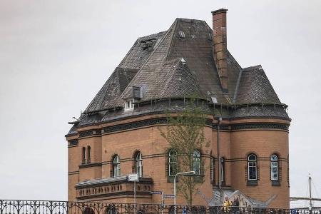 Die Polizeiwache in der Speicherstadt im Hamburger Hafen - hier wird auch die Serie 