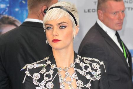 Cara Delevingne bei der Pressetour für den Film 