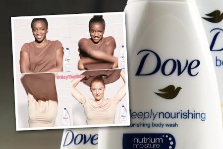 Für eine Duschbad-Werbung bekam Dove viel Kritik