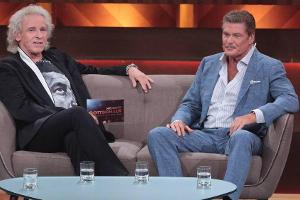 David Hasselhoff war einer der prominenten Gäste in der zweiten und letzten Ausgabe von "Mensch Gottschalk" im Mai 2017