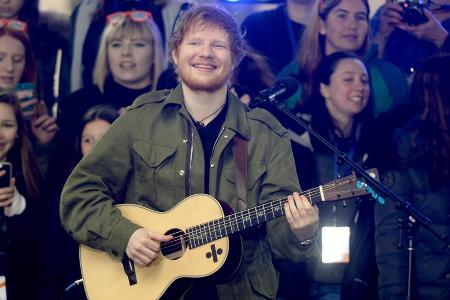 Auf seine Gitarre muss Ed Sheeran vorerst verzichten