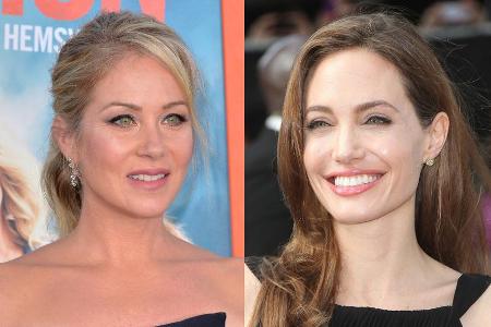 Ohne einem Teil von sich mit mehr Chancen auf Leben: Angelina Jolie (r.) und Christina Applegate