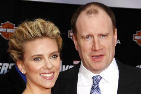 Kevin Feige gemeinsam mit Scarlett Johansson alias 