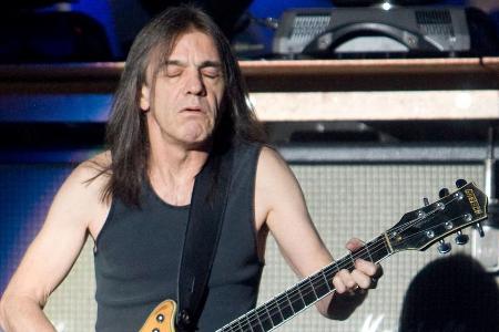 Malcolm Young bei einem Auftritt in Toronto